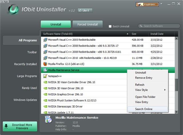 download the last version for iphoneIObit Uninstaller Pro 13.2.0.5