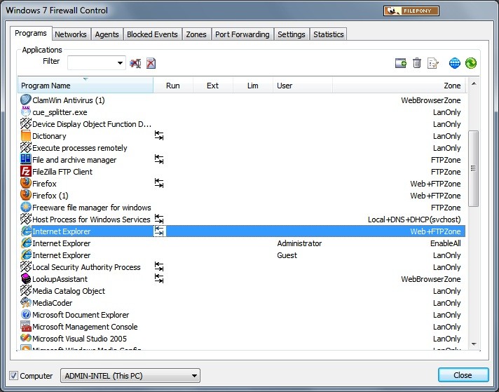 windows firewall control alternative